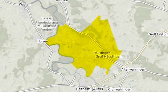 Immobilienpreisekarte Häuslingen Aller
