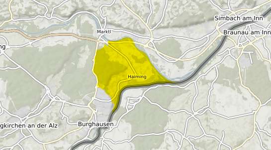 Immobilienpreisekarte Haiming Kr. Altoetting