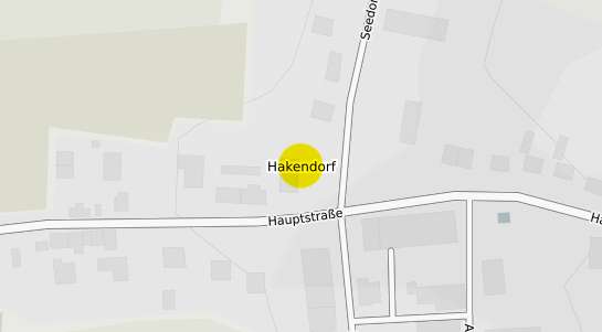 Immobilienpreisekarte Hakendorf b. Zarrentin, Mecklenburg