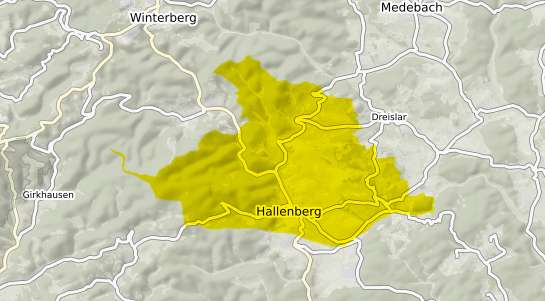 Immobilienpreisekarte Hallenberg