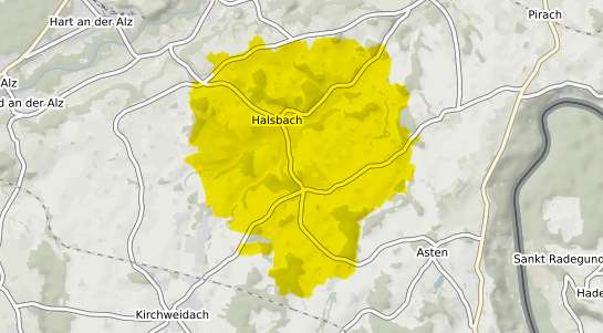 Immobilienpreisekarte Halsbach Kr. Altoetting