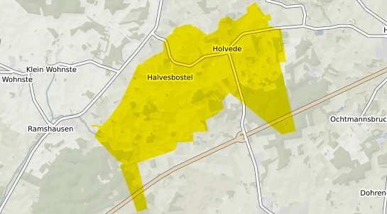 Immobilienpreisekarte Halvesbostel