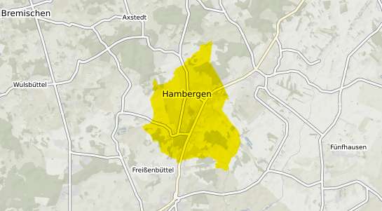 Immobilienpreisekarte Hambergen b. Bremen