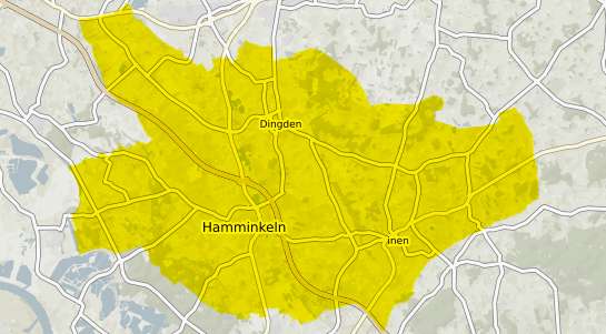 Immobilienpreisekarte Hamminkeln