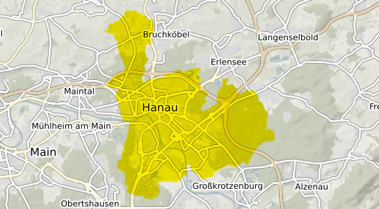 Immobilienpreisekarte Hanau