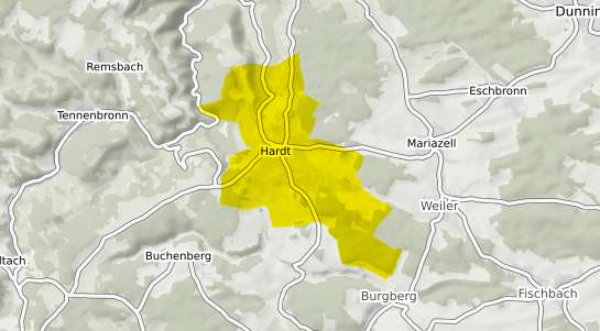 Immobilienpreisekarte Hardt b. Sinzing
