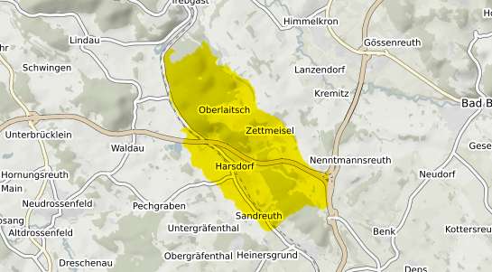 Immobilienpreisekarte Harsdorf Oberfranken