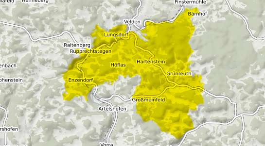 Immobilienpreisekarte Hartenstein Mittelfranken
