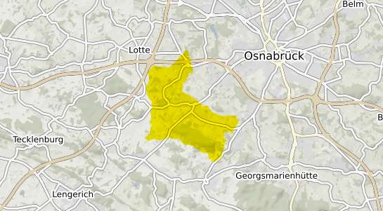 Immobilienpreisekarte Hasbergen Kr. Osnabrueck