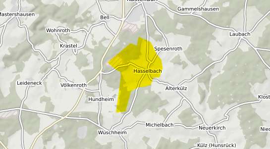 Immobilienpreisekarte Hasselbach Hunsrueck