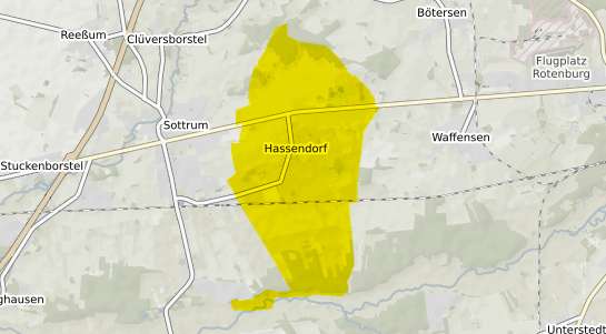 Immobilienpreisekarte Hassendorf b. Rotenburg, Wuemme