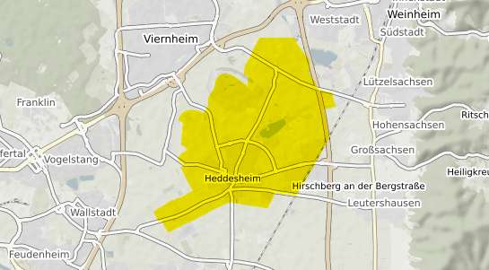 Immobilienpreisekarte Heddesheim Baden