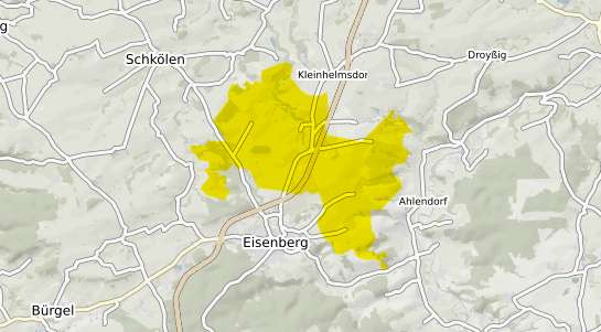 Immobilienpreisekarte Heideland (Thüringen) b. Eisenach, Thueringen