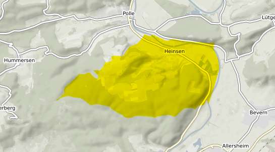 Immobilienpreisekarte Heinsen Weser