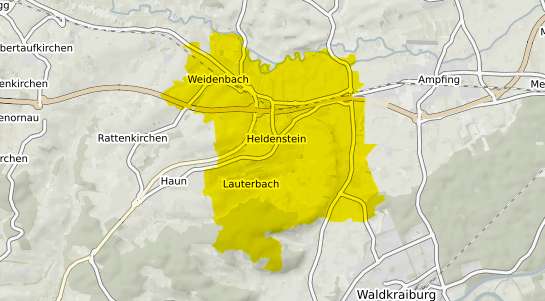 Immobilienpreisekarte Heldenstein Oberbayern