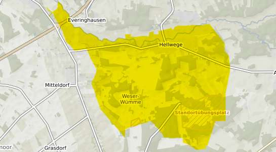 Immobilienpreisekarte Hellwege b. Rotenburg, Wuemme