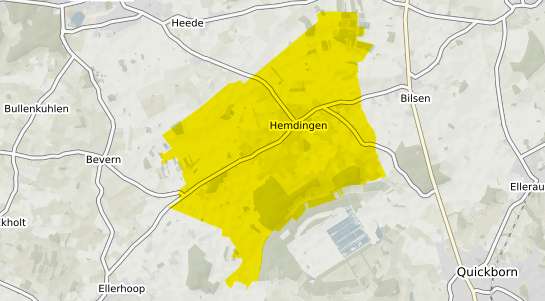 Immobilienpreisekarte Hemdingen