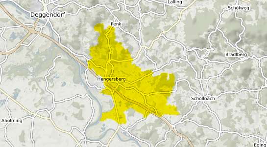 Immobilienpreisekarte Hengersberg b. Deggendorf