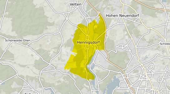 Immobilienpreisekarte Hennigsdorf