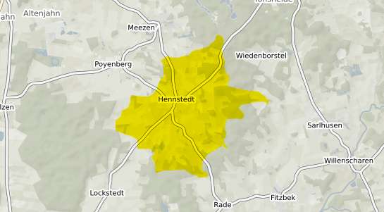 Immobilienpreisekarte Hennstedt Dithmarschen