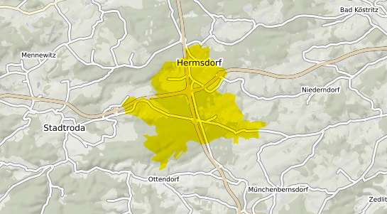 Immobilienpreisekarte Hermsdorf Thueringen