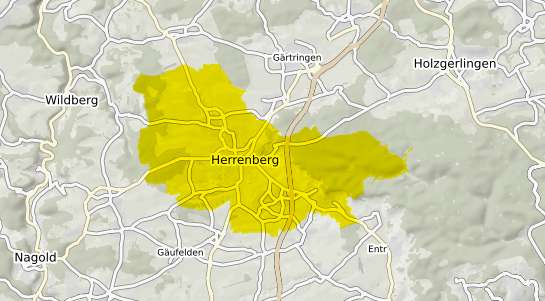 Immobilienpreisekarte Herrenberg im Gaeu