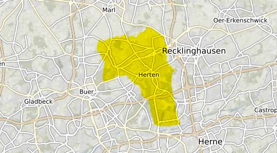 Immobilienpreisekarte Herten Westfalen