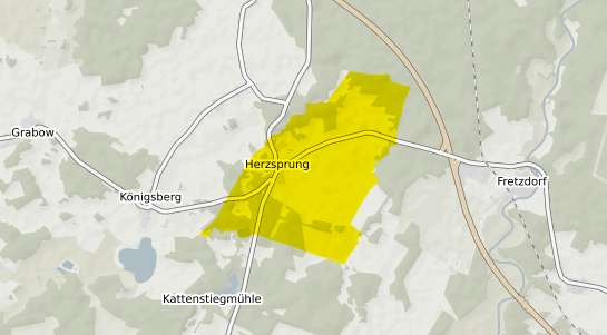 Immobilienpreisekarte Herzsprung b. Wittstock, Dosse