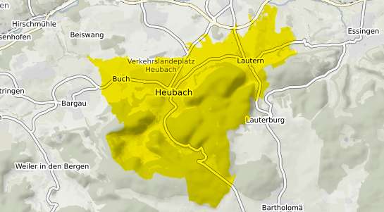 Immobilienpreisekarte Heubach Wuerttemberg