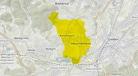Immobilienpreisekarte Heuchelheim Kr. Giessen