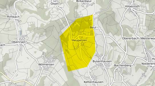 Immobilienpreisekarte Heupelzen