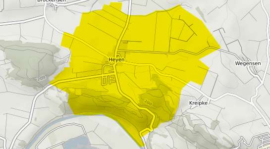 Immobilienpreisekarte Heyen Kr. Holzminden