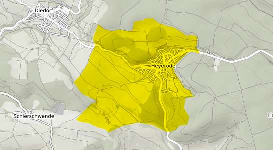 Immobilienpreisekarte Heyerode Thueringen