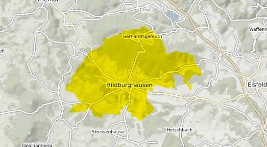 Immobilienpreisekarte Hildburghausen