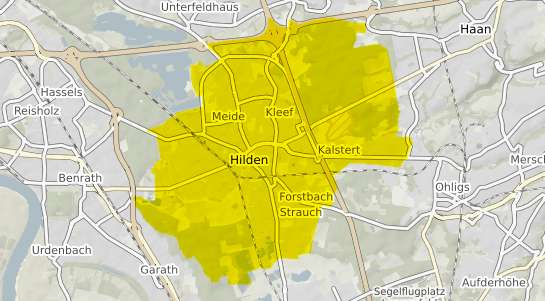 Immobilienpreisekarte Hilden