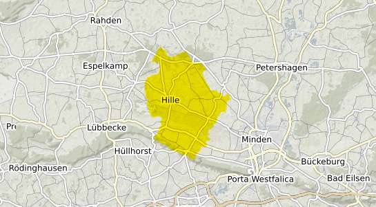 Immobilienpreisekarte Hille