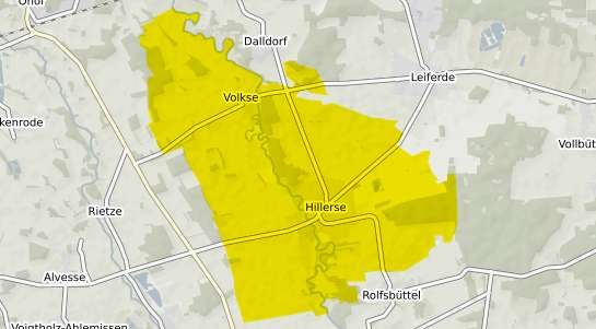 Immobilienpreisekarte Hillerse Kr. Gifhorn
