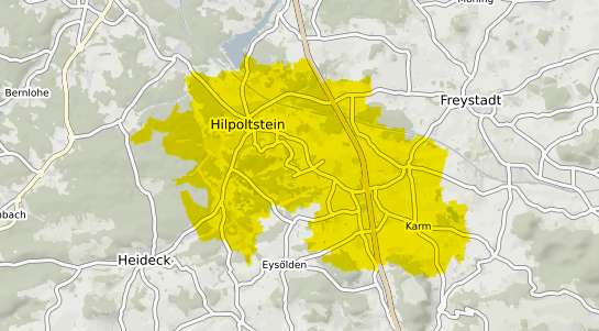 Immobilienpreisekarte Hilpoltstein Mittelfranken