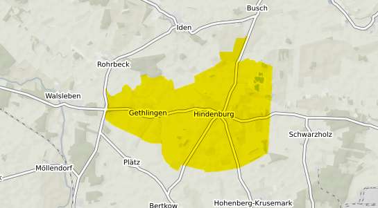 Immobilienpreisekarte Hindenburg b. Stendal