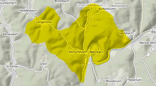 Immobilienpreisekarte Hirschhorn (Neckar)