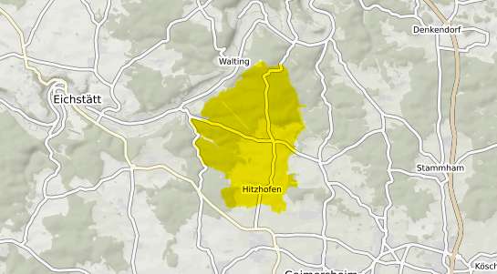 Immobilienpreisekarte Hitzhofen