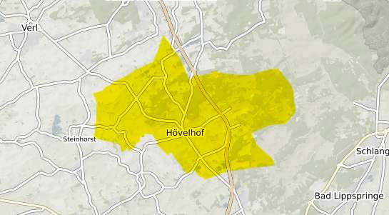 Immobilienpreisekarte Hövelhof