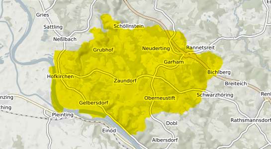 Immobilienpreisekarte Hofkirchen Bayern