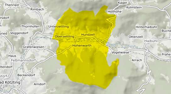 Immobilienpreisekarte Hohenwarth b. Koetzting