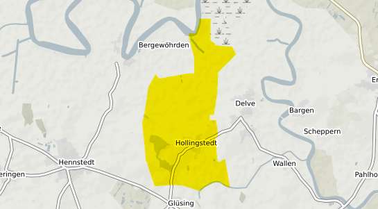 Immobilienpreisekarte Hollingstedt b. Delve, Holstein