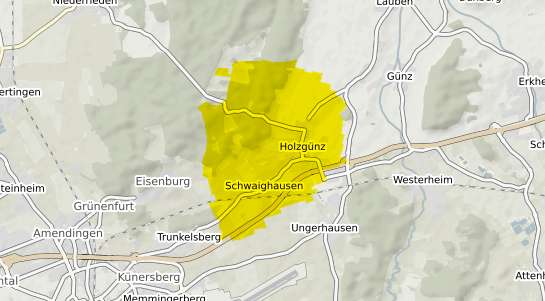 Immobilienpreisekarte Holzgünz