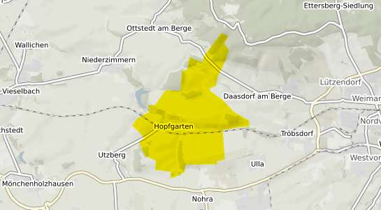 Immobilienpreisekarte Hopfgarten b. Weimar, Thueringen