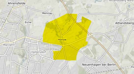 Immobilienpreisekarte Hoppegarten (Mark)