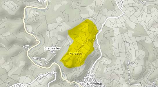 Immobilienpreisekarte Horbach b. Simmertal