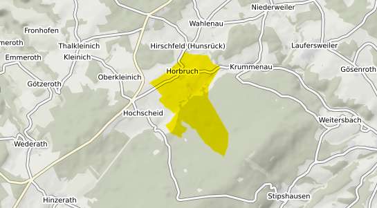 Immobilienpreisekarte Horbruch